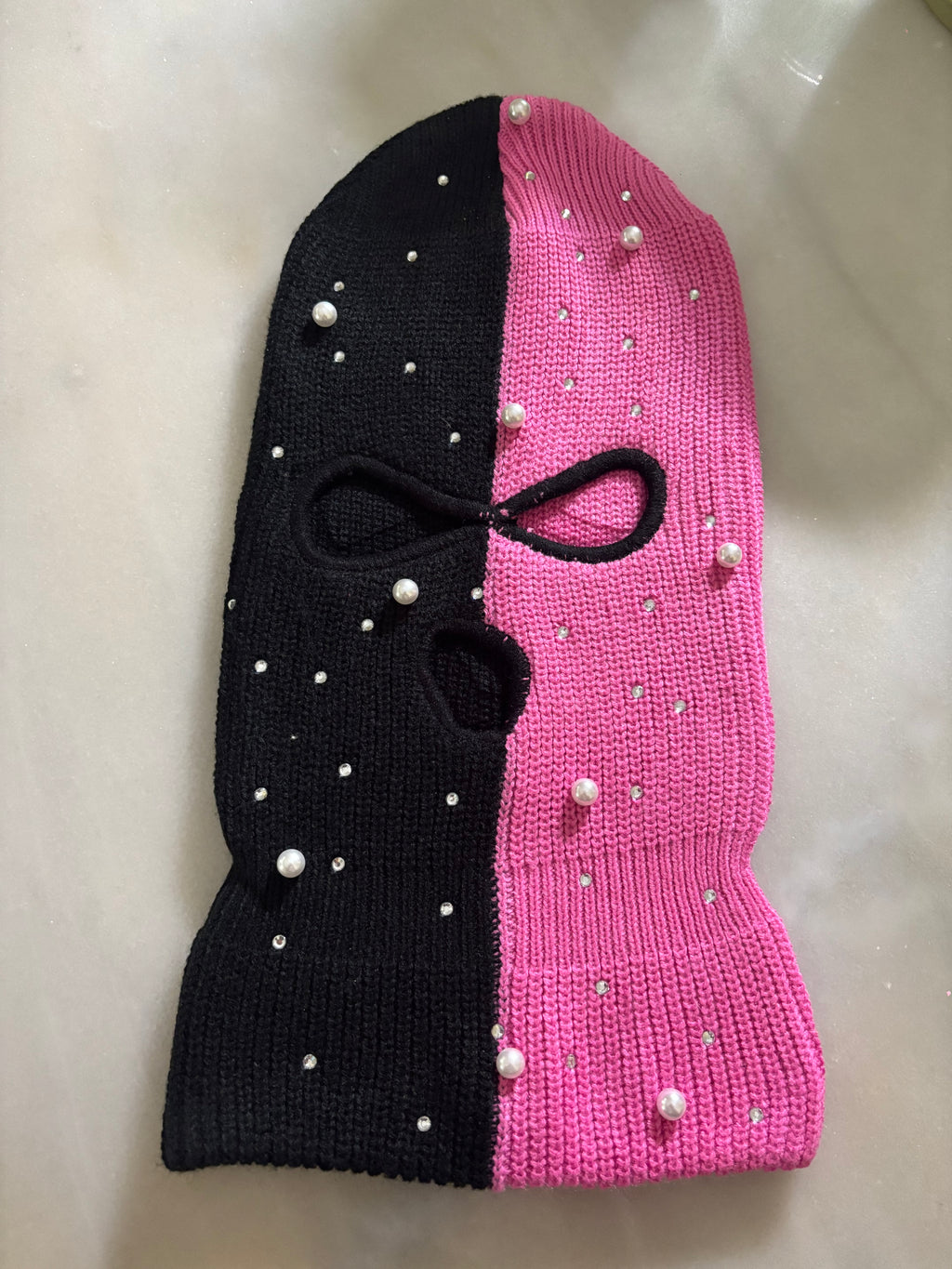 Pearl Heist Balaclava— Bedazzled edition