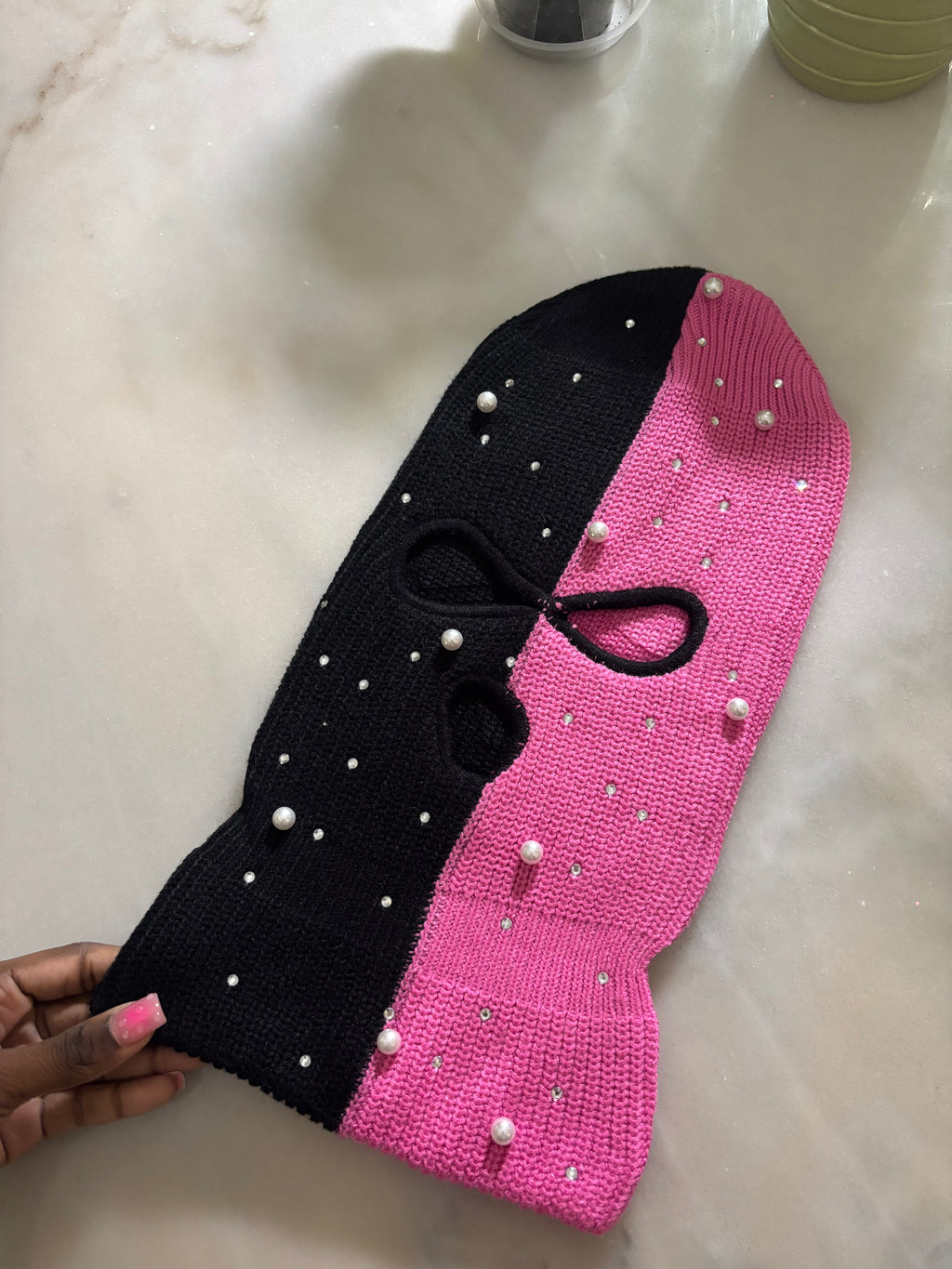 Pearl Heist Balaclava— Bedazzled edition